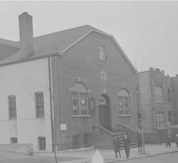 Historic Jackson Heights synagogue Congregation Tifereth Israel in the 1940s